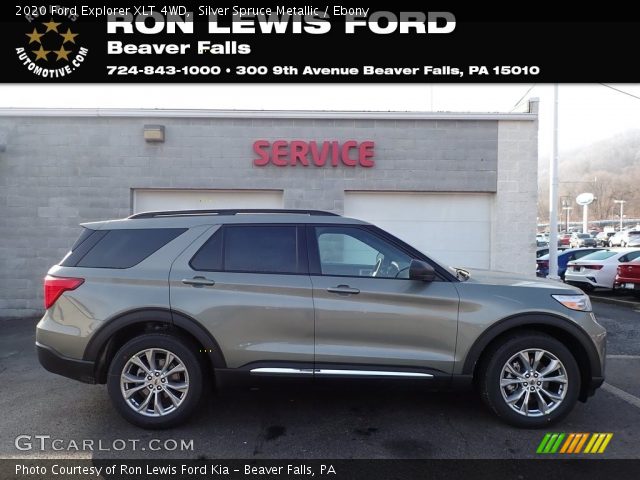 2020 Ford Explorer XLT 4WD in Silver Spruce Metallic