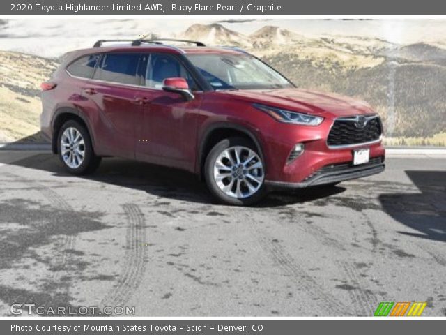 2020 Toyota Highlander Limited AWD in Ruby Flare Pearl