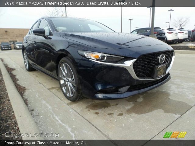 2020 Mazda MAZDA3 Preferred Sedan AWD in Deep Crystal Blue Mica