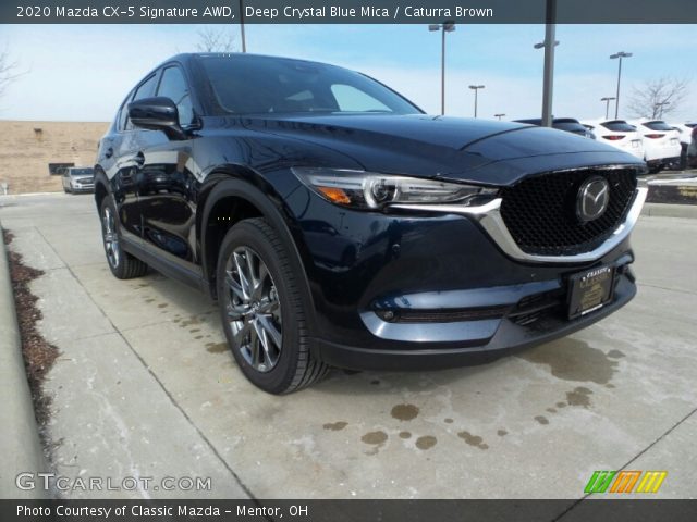 2020 Mazda CX-5 Signature AWD in Deep Crystal Blue Mica