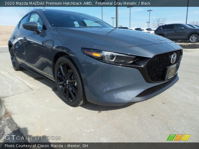 2020 Mazda MAZDA3 Premium Hatchback AWD in Polymetal Gray Metallic