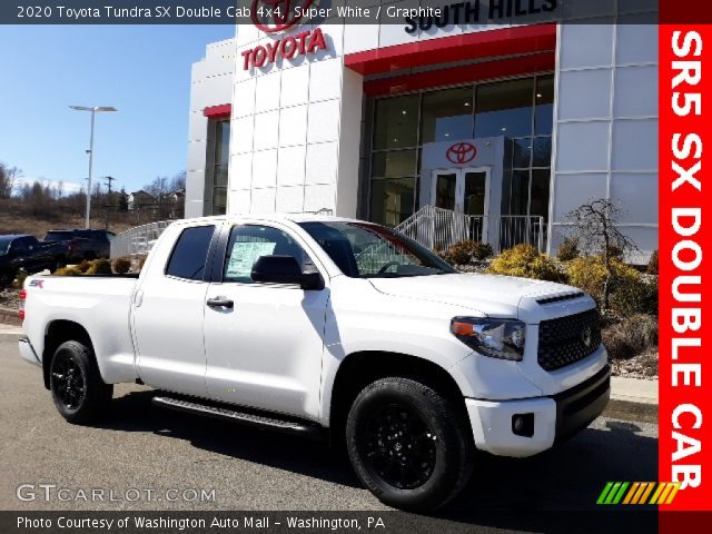 2020 Toyota Tundra SX Double Cab 4x4 in Super White