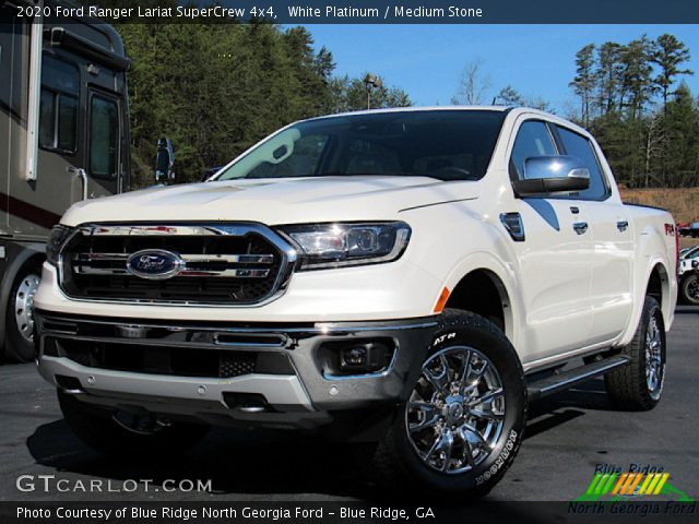 2020 Ford Ranger Lariat SuperCrew 4x4 in White Platinum
