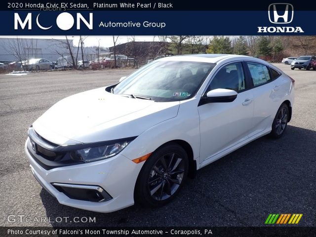 2020 Honda Civic EX Sedan in Platinum White Pearl