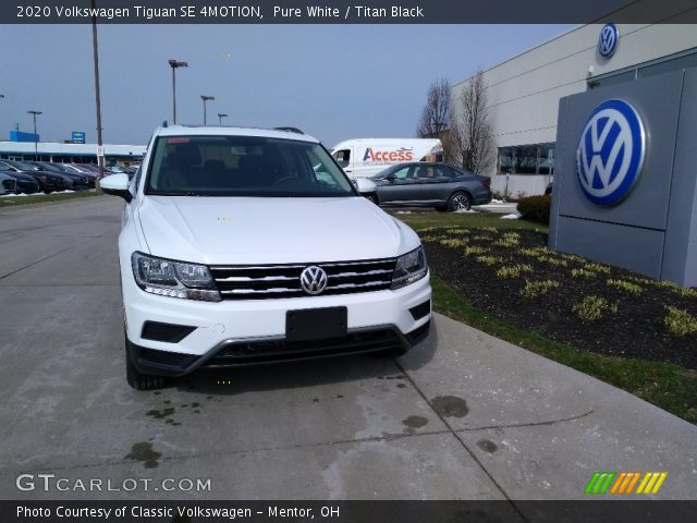 2020 Volkswagen Tiguan SE 4MOTION in Pure White
