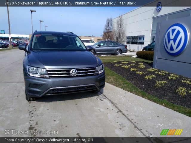 2020 Volkswagen Tiguan SE 4MOTION in Platinum Gray Metallic
