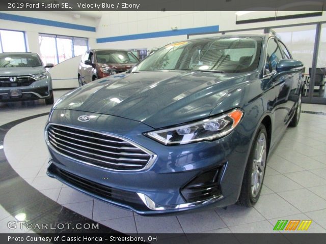2019 Ford Fusion SEL in Velocity Blue