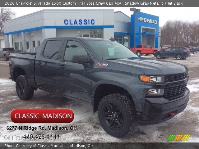 2020 Chevrolet Silverado 1500 Custom Trail Boss Crew Cab 4x4 in Shadow Gray Metallic