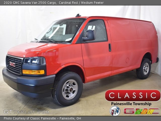 2020 GMC Savana Van 2500 Cargo in Cardinal Red