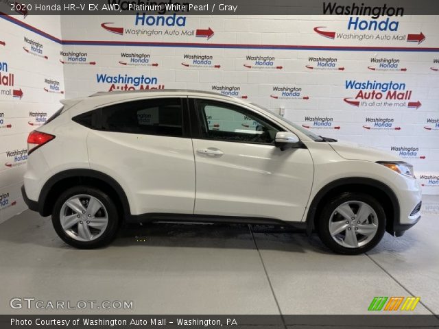2020 Honda HR-V EX AWD in Platinum White Pearl