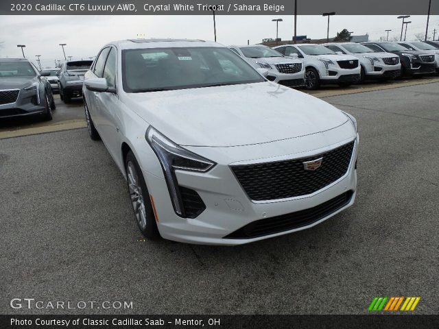 2020 Cadillac CT6 Luxury AWD in Crystal White Tricoat