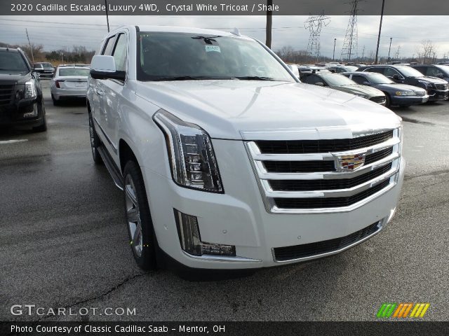 2020 Cadillac Escalade Luxury 4WD in Crystal White Tricoat