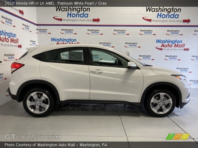 2020 Honda HR-V LX AWD in Platinum White Pearl