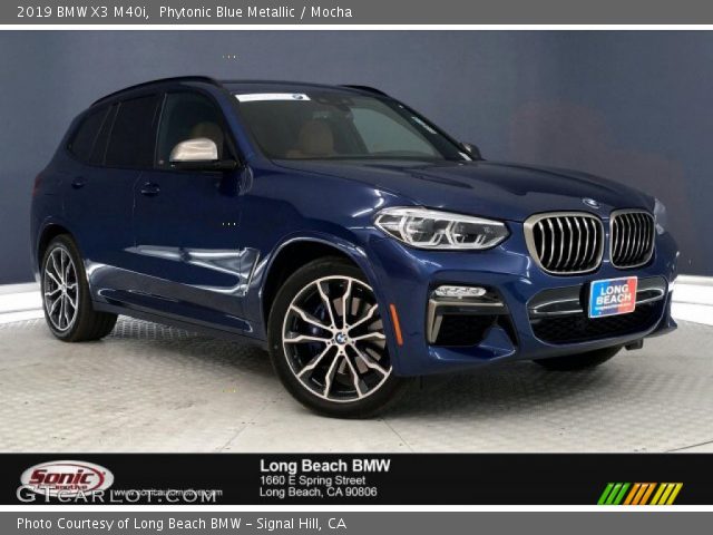 2019 BMW X3 M40i in Phytonic Blue Metallic