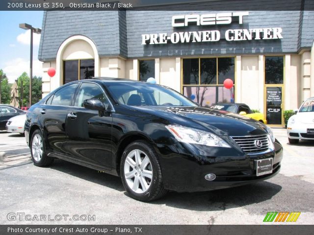 2008 Lexus ES 350 in Obsidian Black