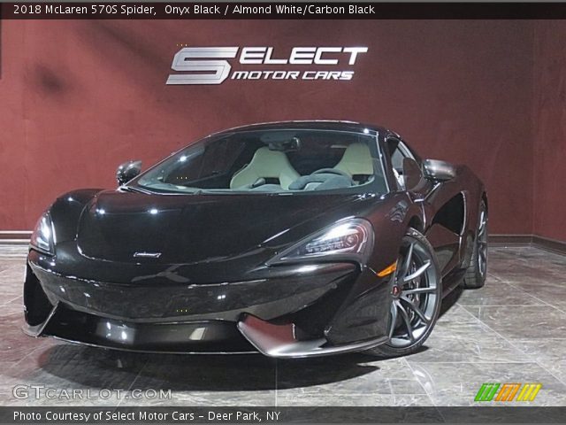 2018 McLaren 570S Spider in Onyx Black