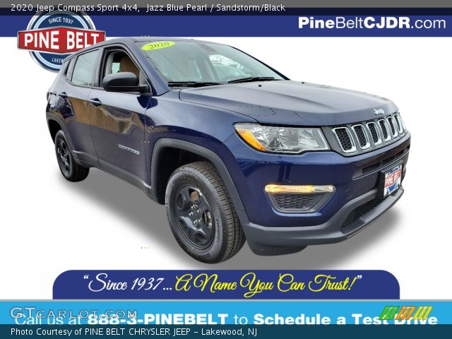 2020 Jeep Compass Sport 4x4 in Jazz Blue Pearl