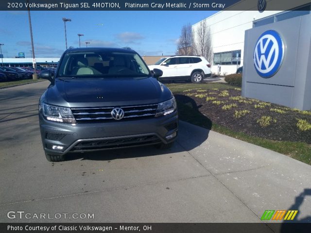 2020 Volkswagen Tiguan SEL 4MOTION in Platinum Gray Metallic