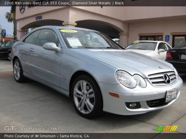 2006 Mercedes-Benz CLK 350 Coupe in Diamond Silver Metallic