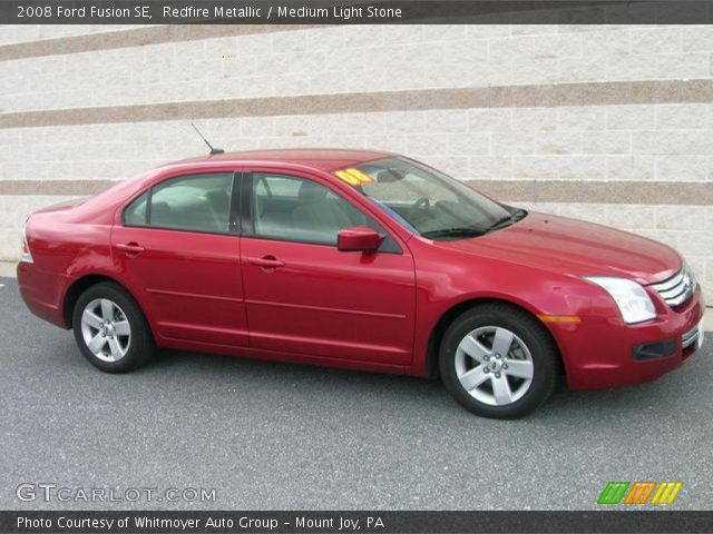 2008 Ford Fusion SE in Redfire Metallic