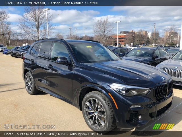 2020 BMW X5 xDrive40i in Carbon Black Metallic