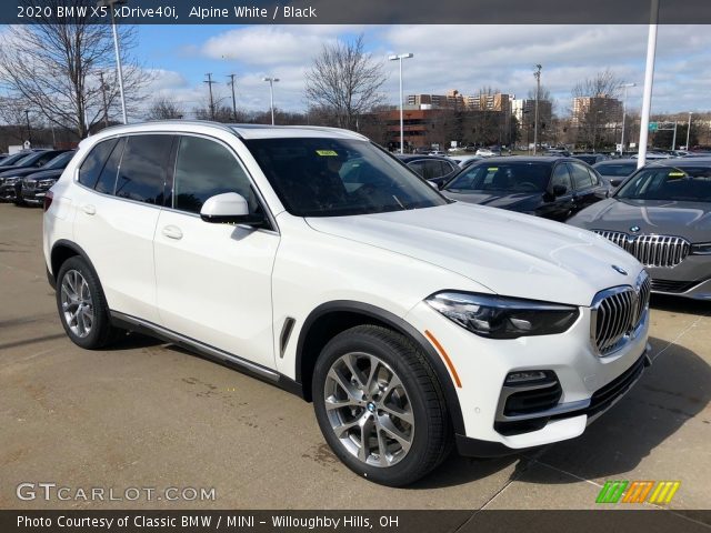 2020 BMW X5 xDrive40i in Alpine White