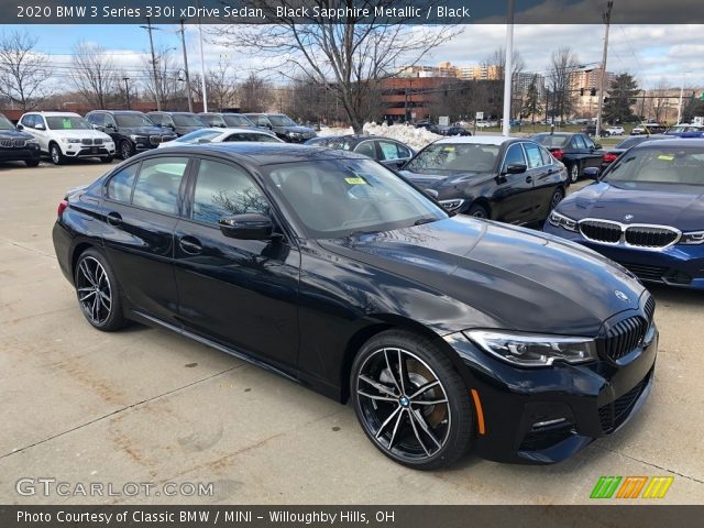 2020 BMW 3 Series 330i xDrive Sedan in Black Sapphire Metallic