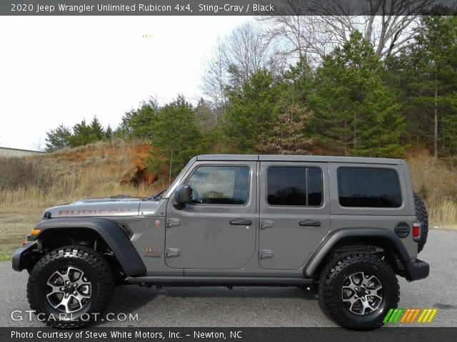 2020 Jeep Wrangler Unlimited Rubicon 4x4 in Sting-Gray