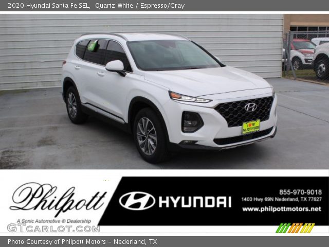 2020 Hyundai Santa Fe SEL in Quartz White