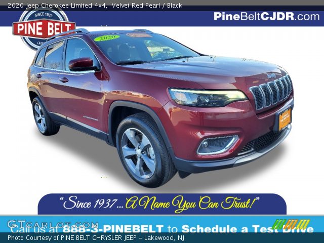 2020 Jeep Cherokee Limited 4x4 in Velvet Red Pearl