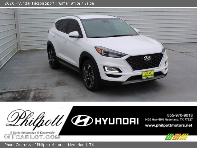 2020 Hyundai Tucson Sport in Winter White