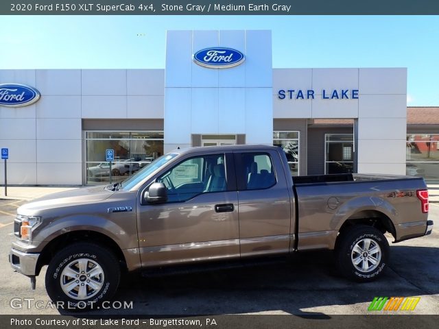 2020 Ford F150 XLT SuperCab 4x4 in Stone Gray
