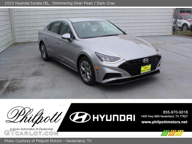 2020 Hyundai Sonata SEL in Shimmering Silver Pearl