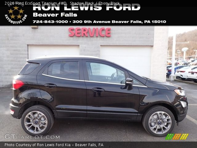 2020 Ford EcoSport Titanium 4WD in Shadow Black