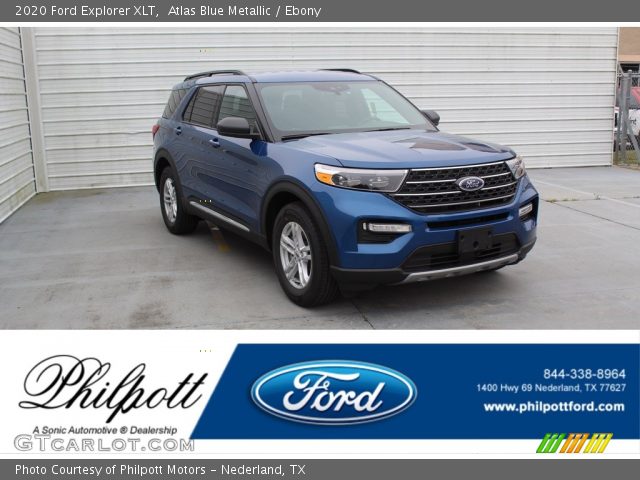 2020 Ford Explorer XLT in Atlas Blue Metallic