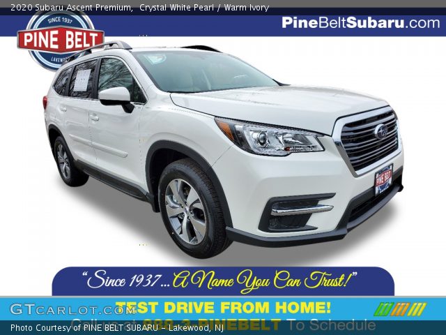 2020 Subaru Ascent Premium in Crystal White Pearl