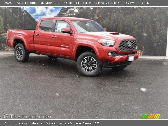 2020 Toyota Tacoma TRD Sport Double Cab 4x4 in Barcelona Red Metallic