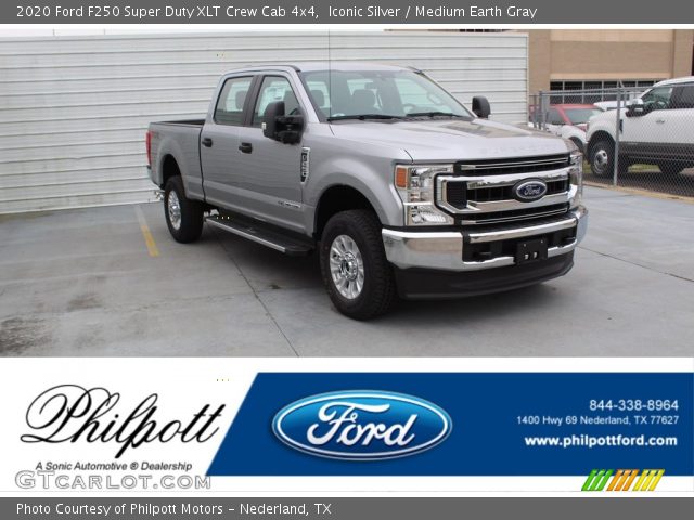2020 Ford F250 Super Duty XLT Crew Cab 4x4 in Iconic Silver