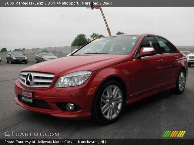 2009 Mercedes-Benz C 300 4Matic Sport in Mars Red