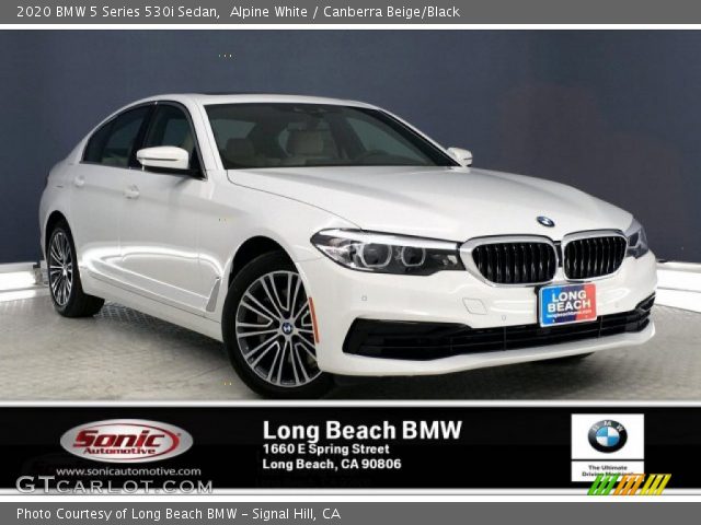 2020 BMW 5 Series 530i Sedan in Alpine White