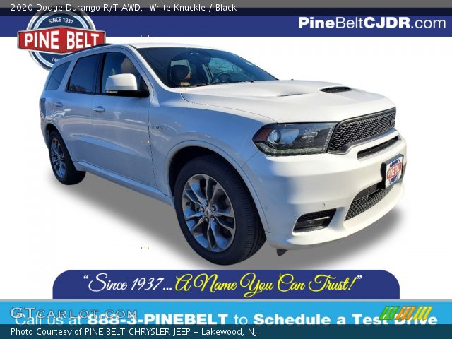 2020 Dodge Durango R/T AWD in White Knuckle