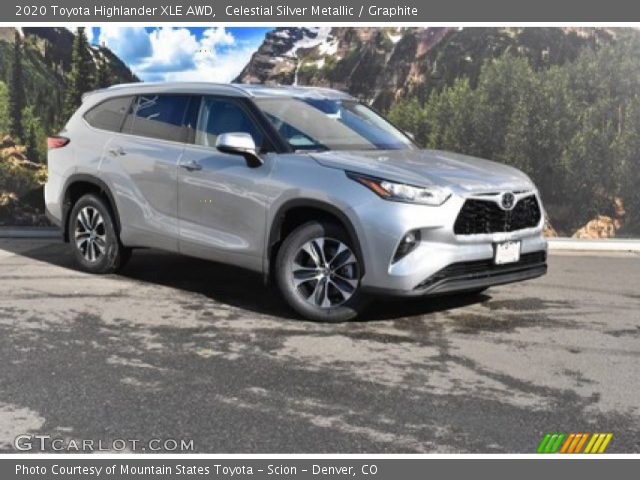2020 Toyota Highlander XLE AWD in Celestial Silver Metallic