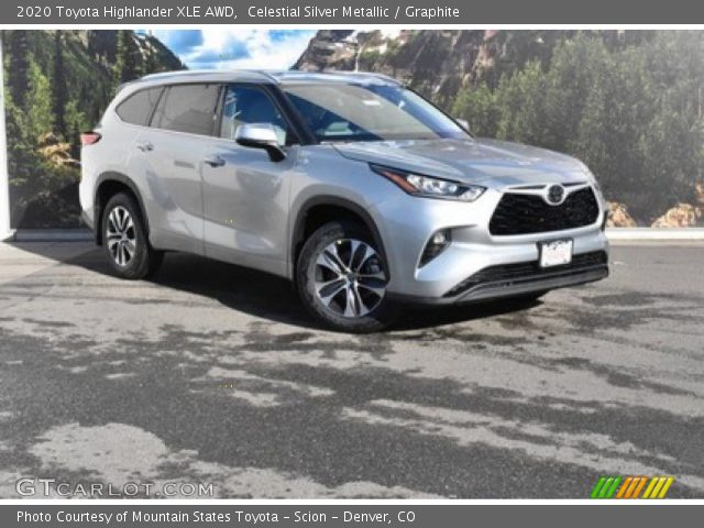 2020 Toyota Highlander XLE AWD in Celestial Silver Metallic