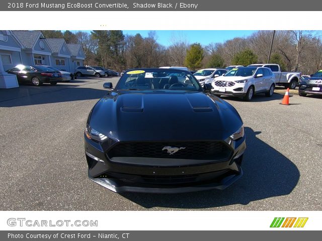 2018 Ford Mustang EcoBoost Convertible in Shadow Black