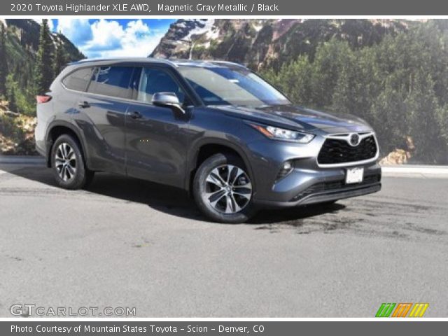 2020 Toyota Highlander XLE AWD in Magnetic Gray Metallic