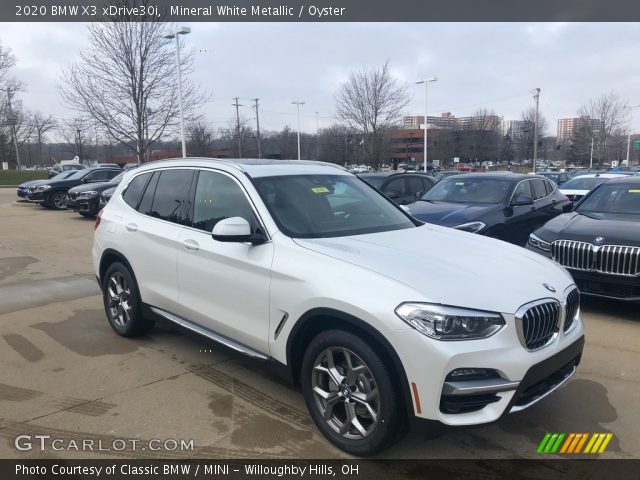 2020 BMW X3 xDrive30i in Mineral White Metallic