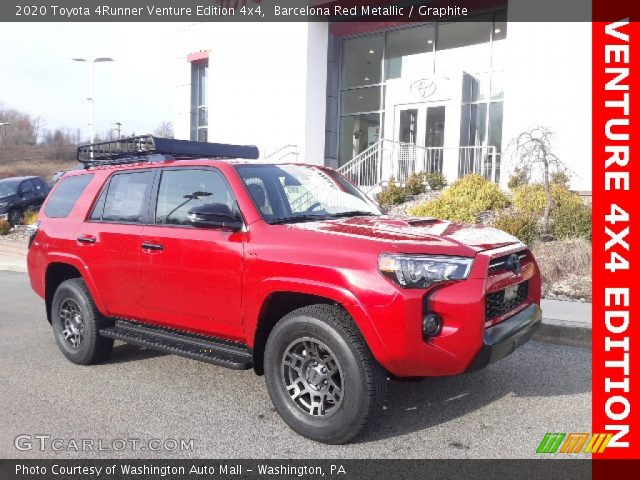 2020 Toyota 4Runner Venture Edition 4x4 in Barcelona Red Metallic