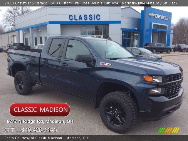 2020 Chevrolet Silverado 1500 Custom Trail Boss Double Cab 4x4 in Northsky Blue Metallic