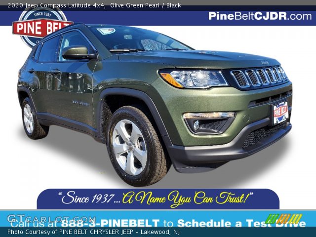 2020 Jeep Compass Latitude 4x4 in Olive Green Pearl
