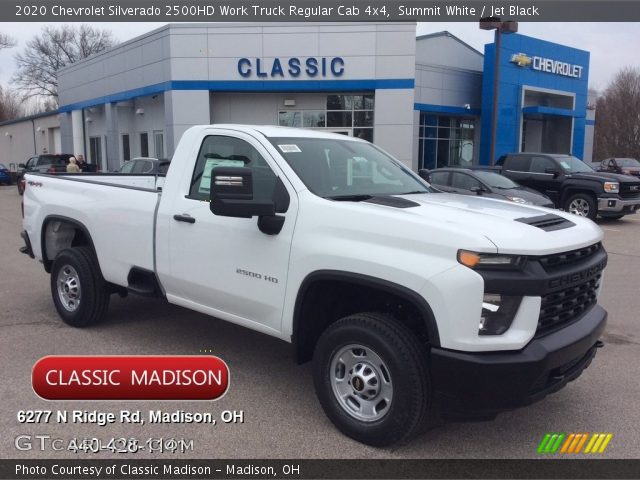 2020 Chevrolet Silverado 2500HD Work Truck Regular Cab 4x4 in Summit White